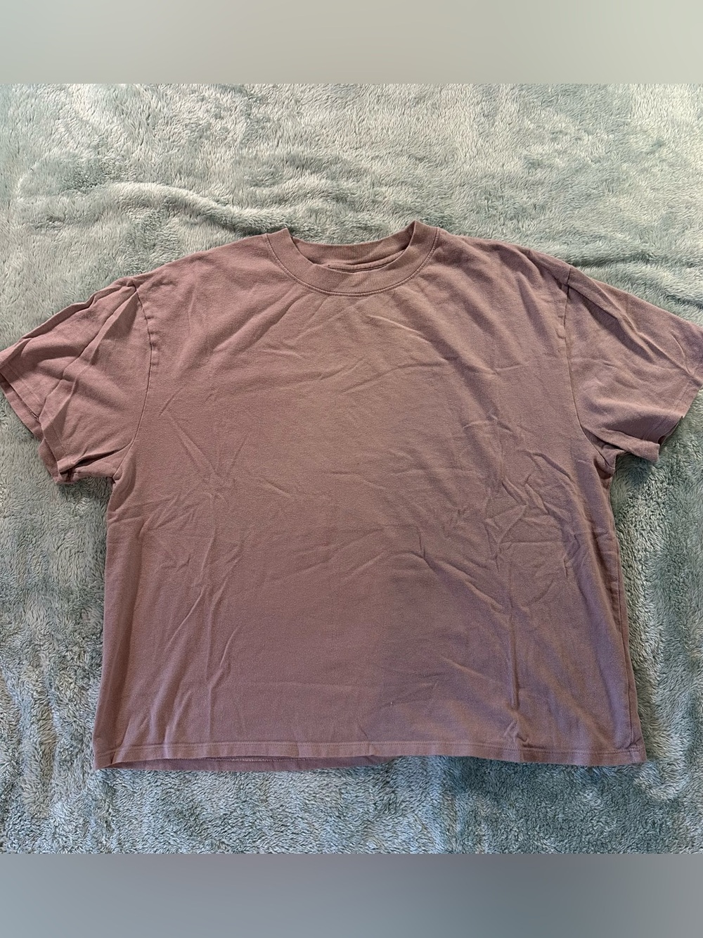 Abercrombie & Fitch Women's Short Sleeve Tee in Dusty Mauve